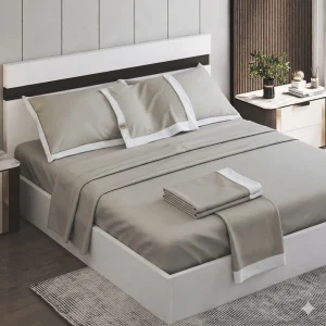 Color Bliss Cotton 200TC 3Pcs Super King Bedsheet Set